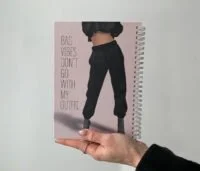 עודפים | מחברת ספירלה מעוצבת A5 | דגם וייבס