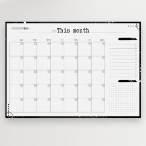 לוח תכנון חודשי | דגם ספייס