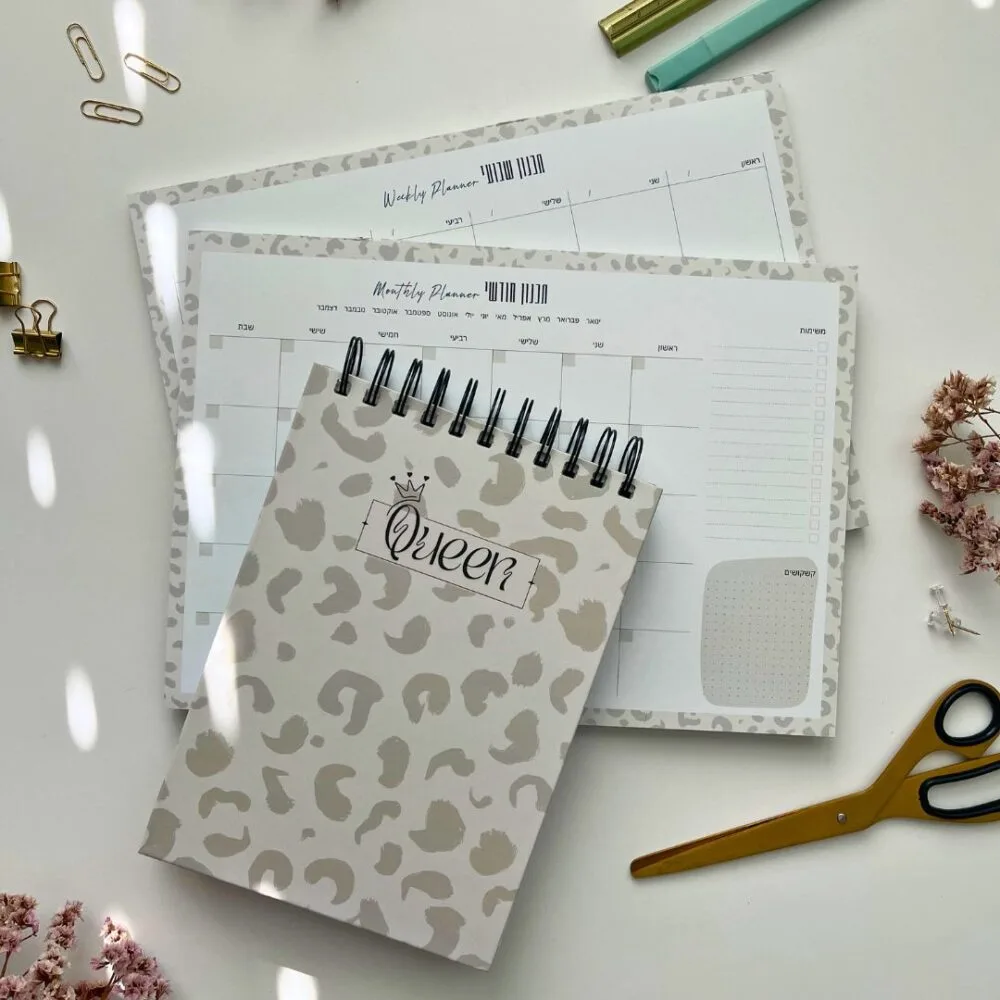 מארז תכנון מנומר – בלוקים חודשיים ושבועיים Sketchie