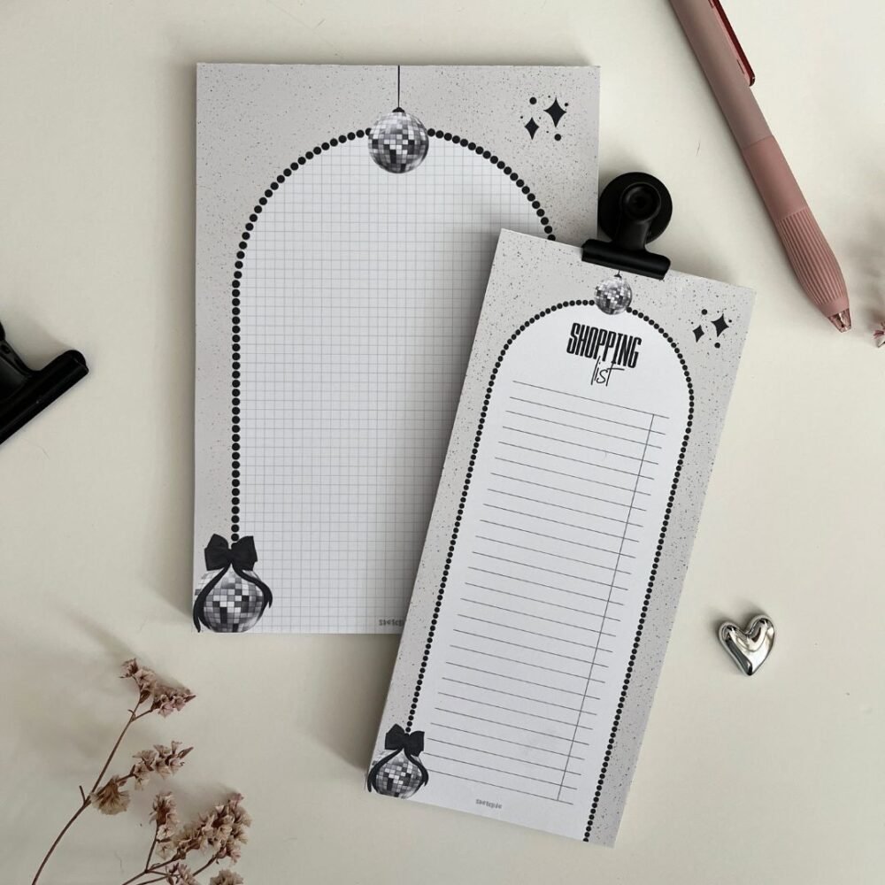 נוטפד מעוצב ורשימת קניות | צמד דיסקו