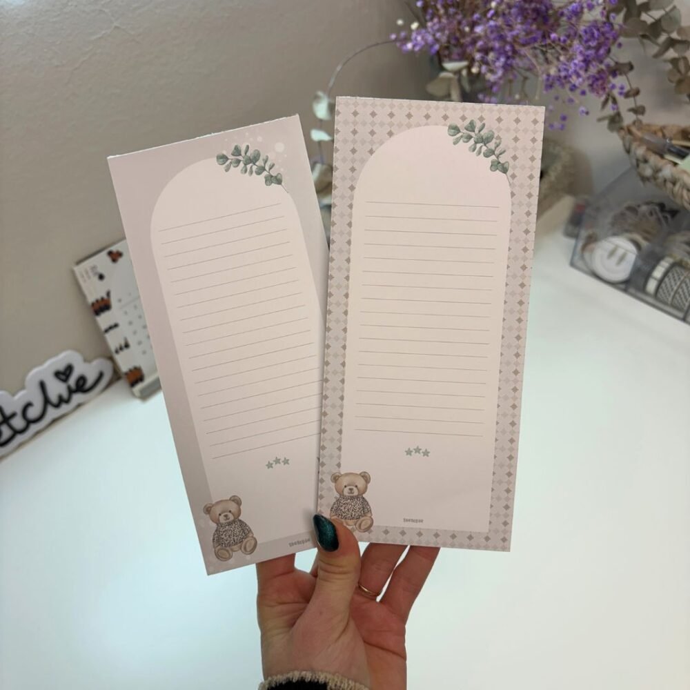 בלוק פתקים | דובון-סיסי מצוי